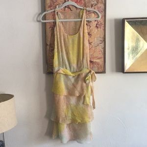 NWT MISSONI ITALY DESIGN FLORAL SILK DRESS 40 S M